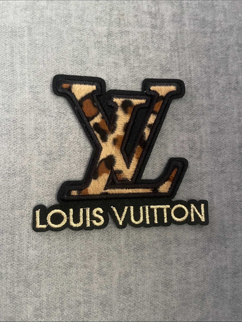 Small Leopard Iron-On Patch